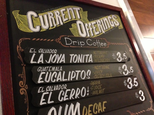 Chromatic Coffee Current Offerings