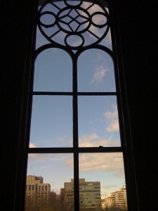 Franklin School Window, From the Inside